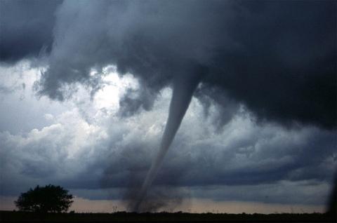 Waterspouts and wind turbines