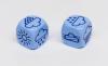 Dices with weather symbols